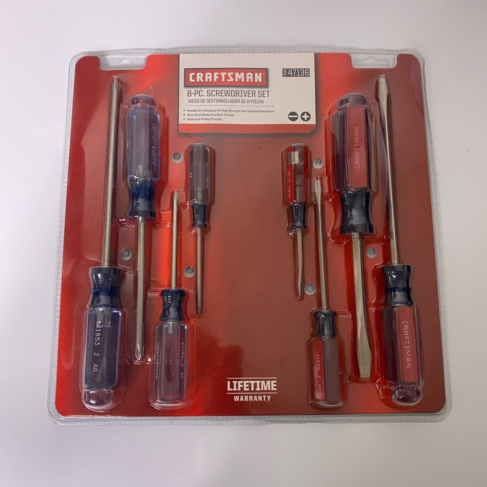 Craft Red and Blue Screwdriver Set - Picture 2 of 9